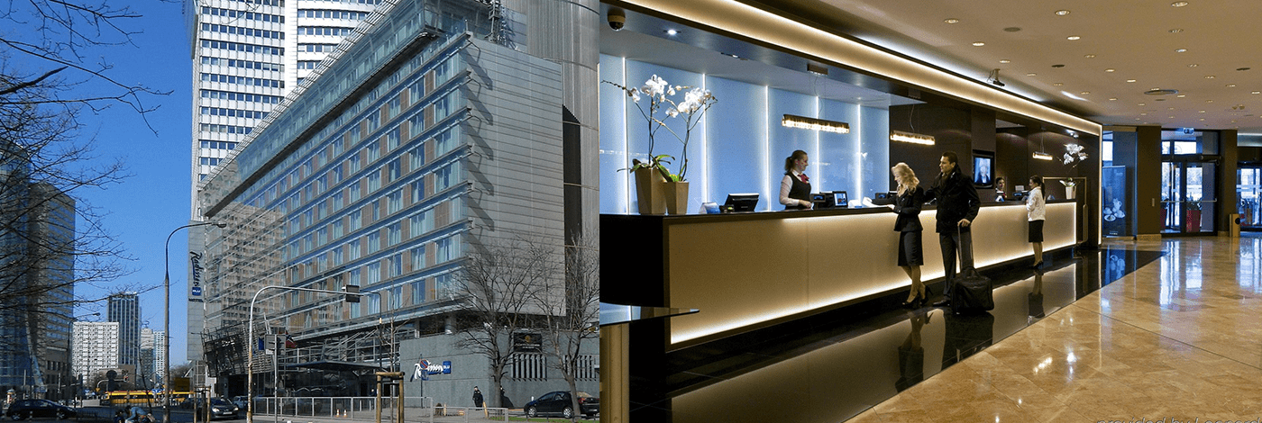 Radisson Blu Centrum Hotell i Warszawa.