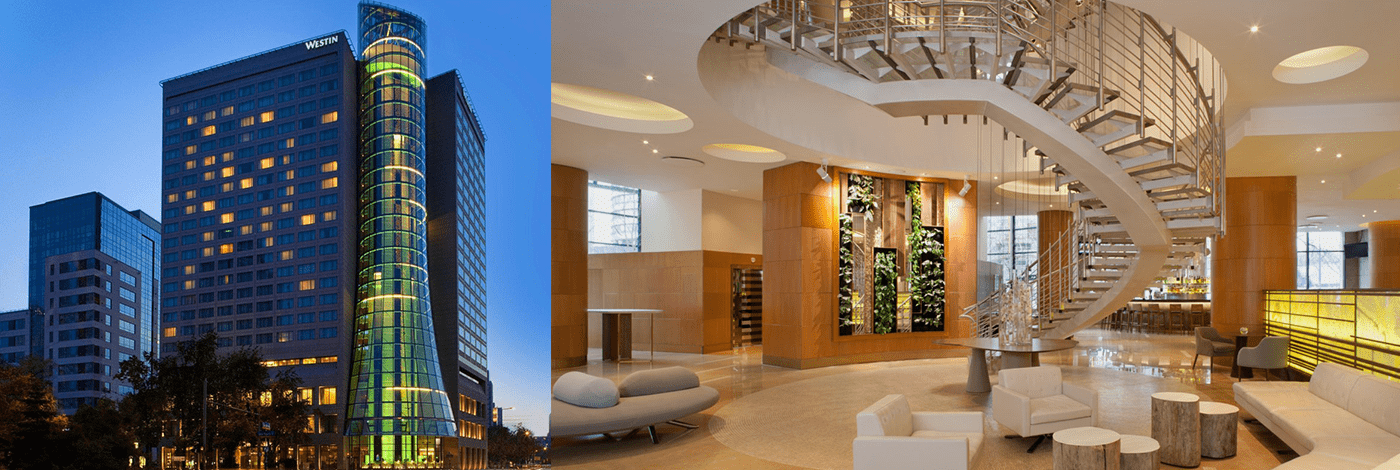 The Westin Warszaw hotell.