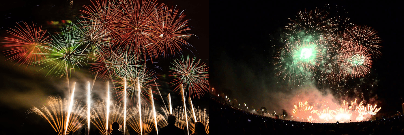 International Fireworks Festival i Warszawa.