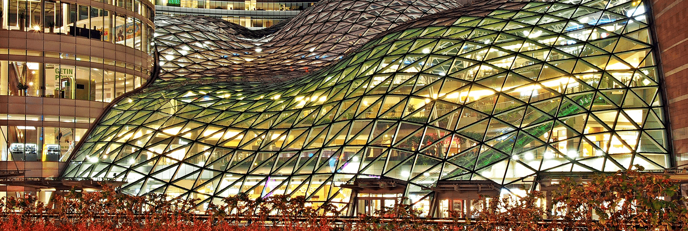 Shoppingcenter Zlote Tarasy i Warszawa.